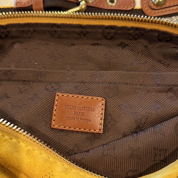 Louis Vuitton Onotah hobo yellow suede bag - Picture 13 of 14